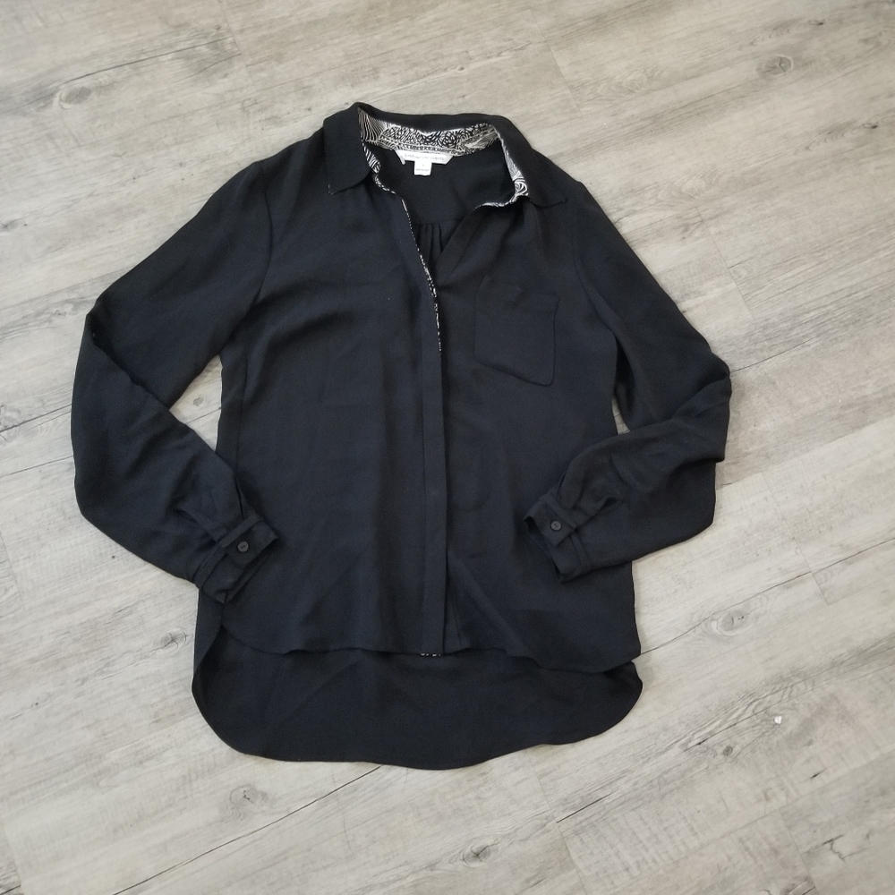 Diane von furstenberg silk blouse